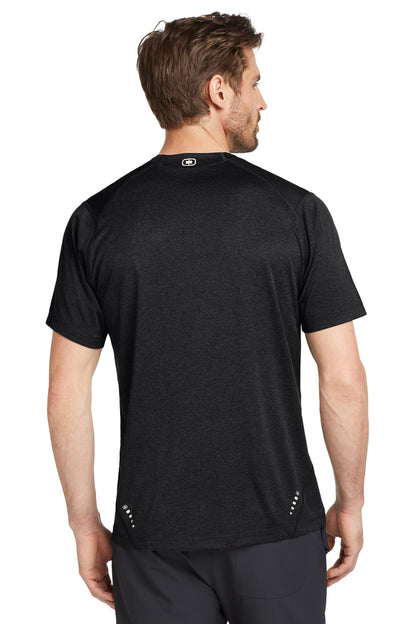 Custom Embroidered OGIO Pulse Crew. OE320,Blacktop