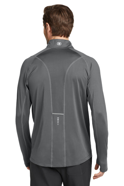Custom Embroidered OGIO Nexus 1/4-Zip Pullover. OE335,Gear Grey