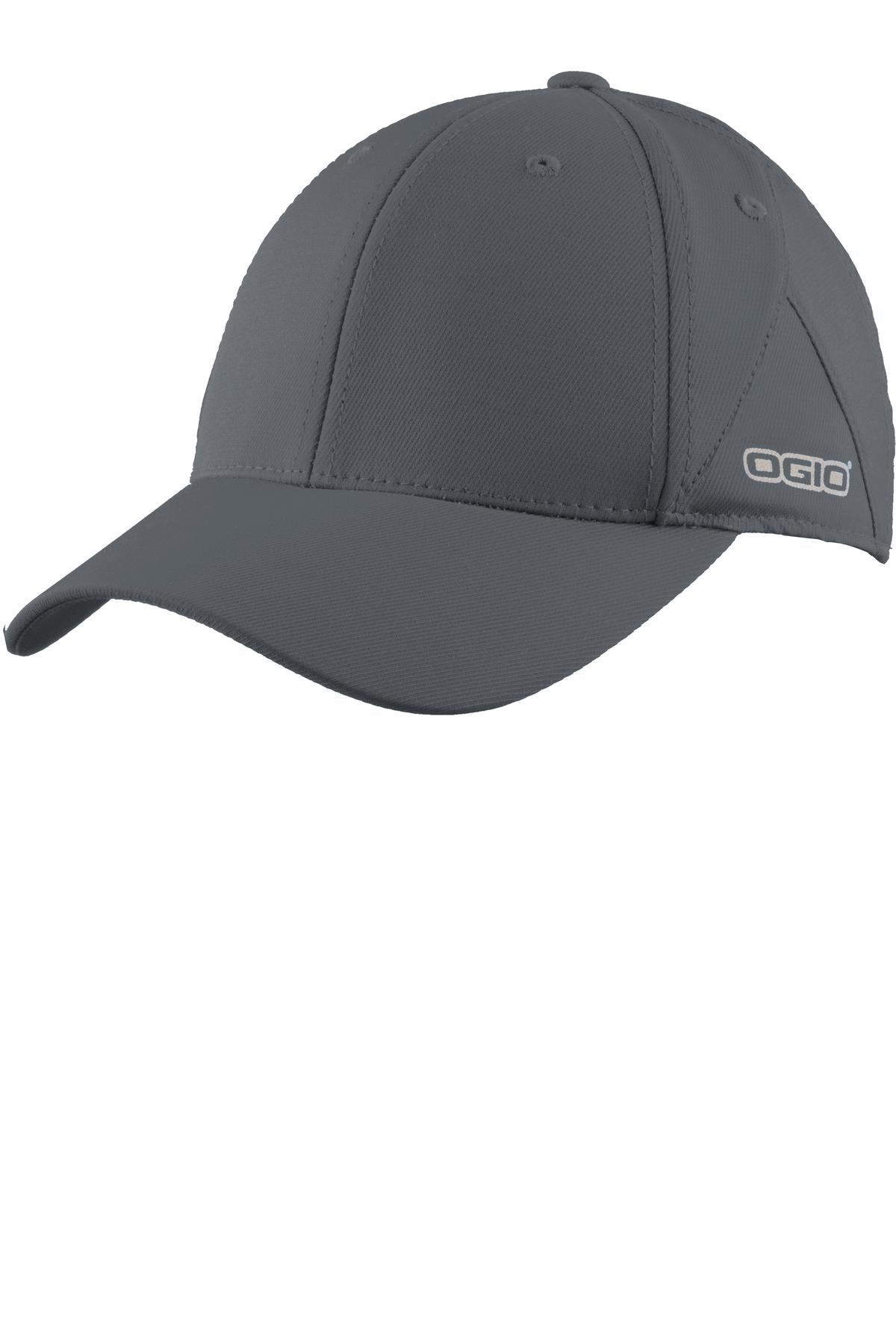 Custom Embroidered OGIO Caps in Gear Grey