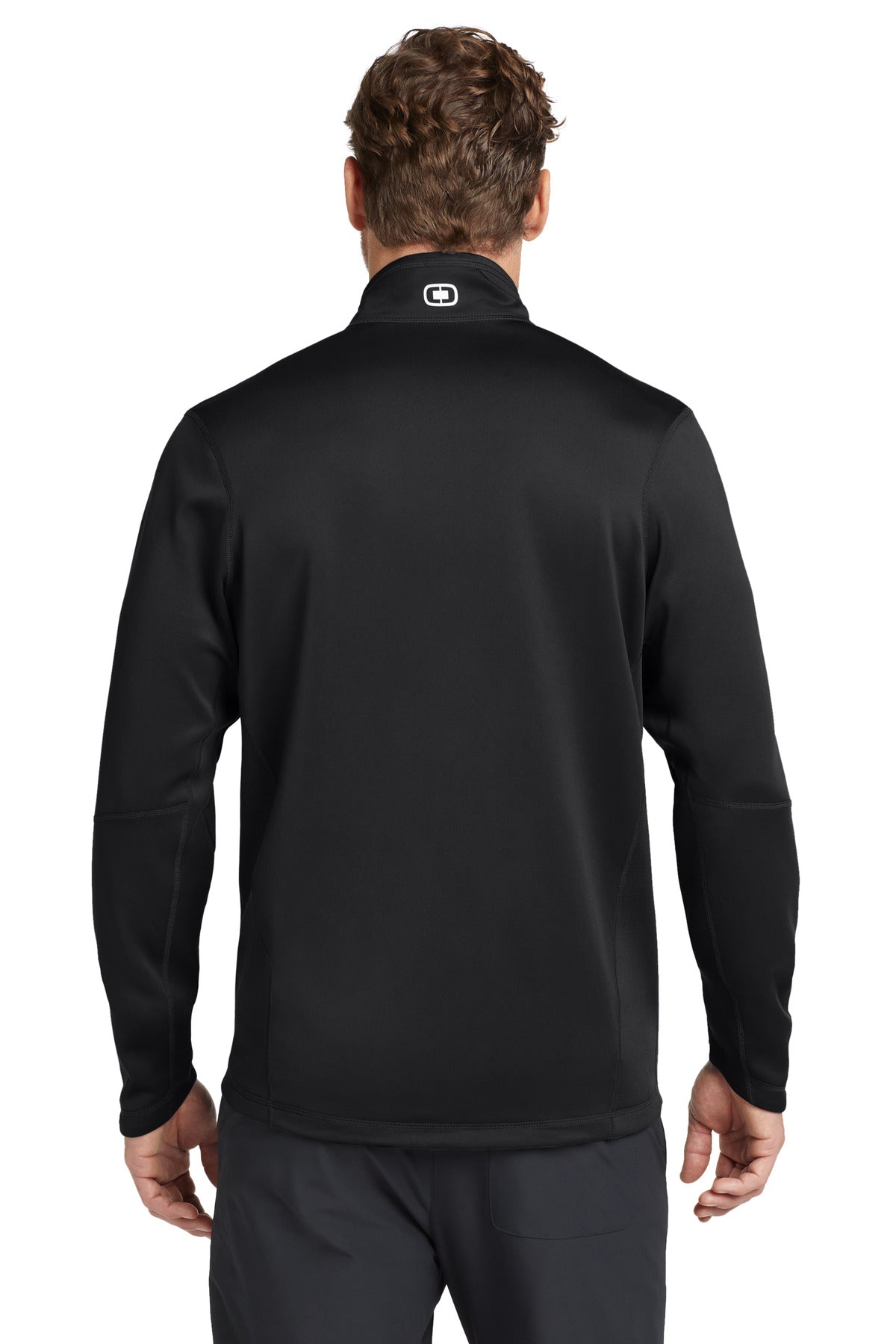 Custom Embroidered OGIO Fulcrum Full-Zip. OE700,Blacktop
