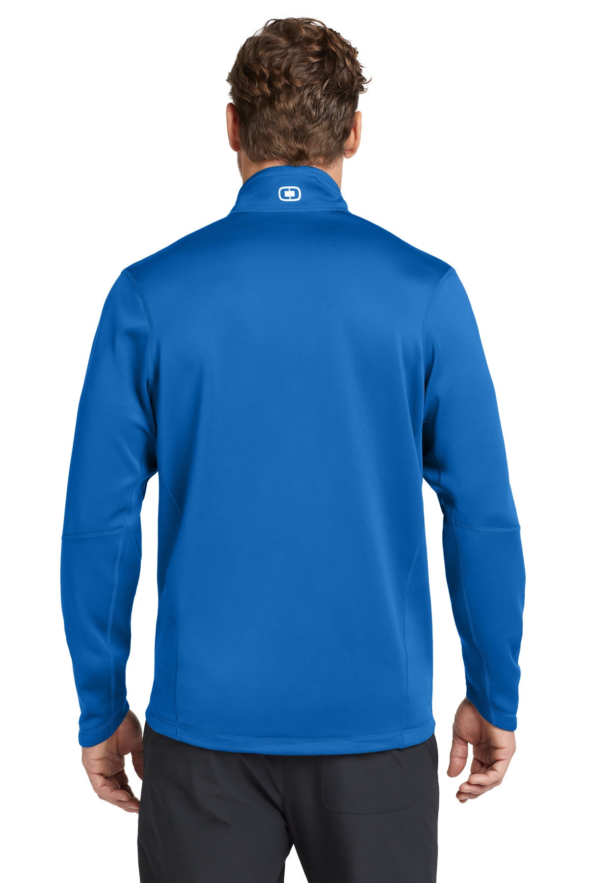 Custom Embroidered OGIO Fulcrum Full-Zip. OE700,Electric Blue