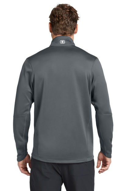 Custom Embroidered OGIO Fulcrum Full-Zip. OE700,Gear Grey