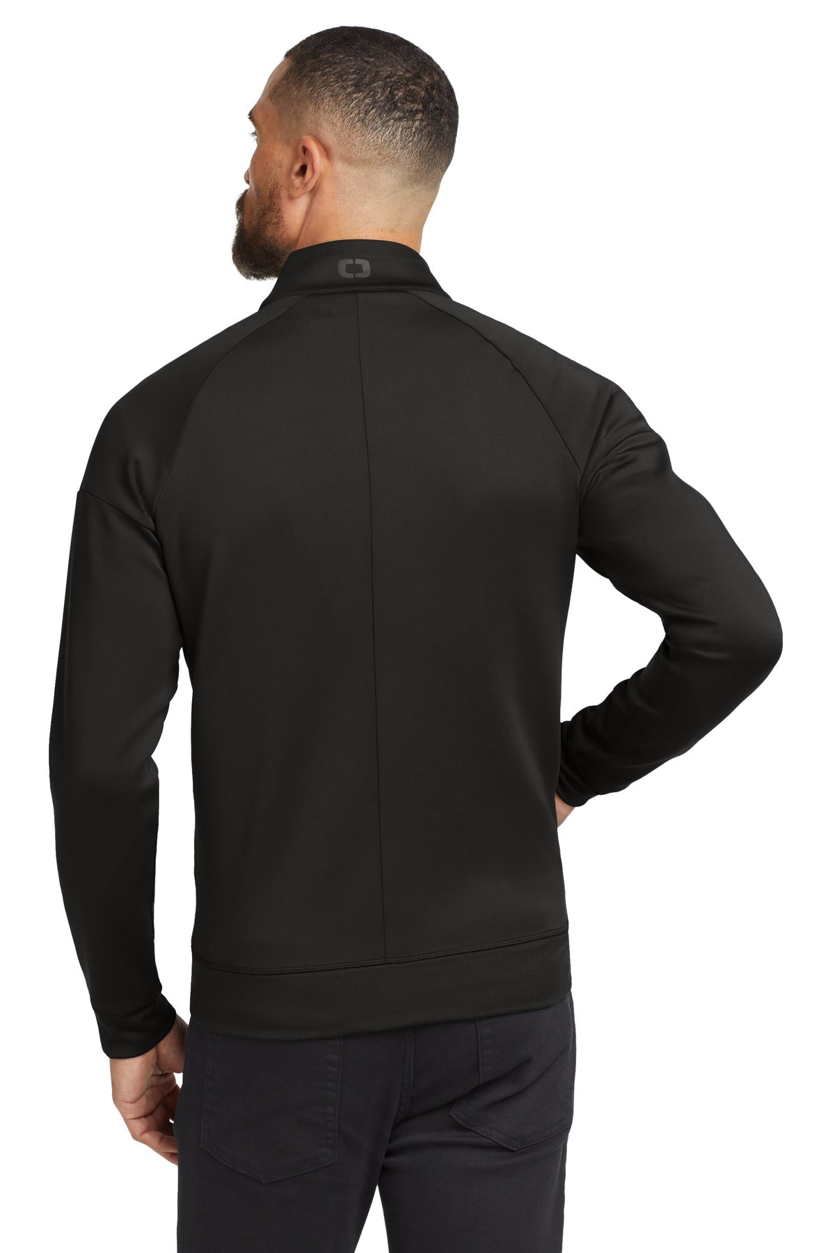 Custom Embroidered OGIO  Modern Performance Full-Zip. OE703,Blacktop