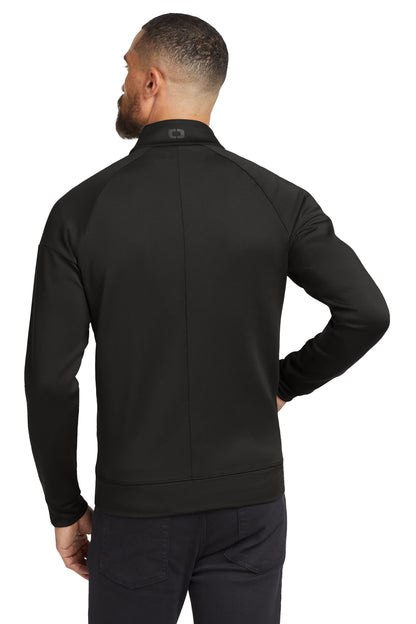 Custom Embroidered OGIO  Modern Performance Full-Zip. OE703,Blacktop