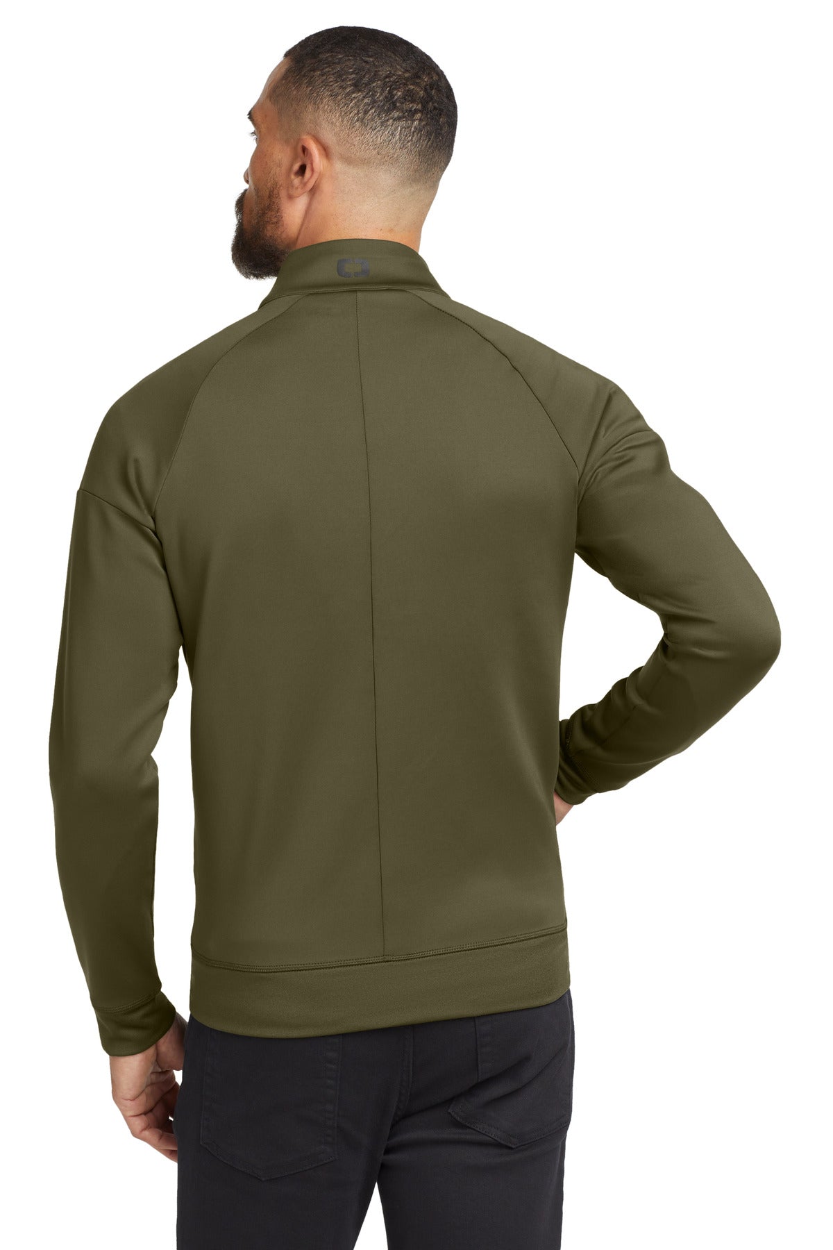 Custom Embroidered OGIO  Modern Performance Full-Zip. OE703,Deep Olive