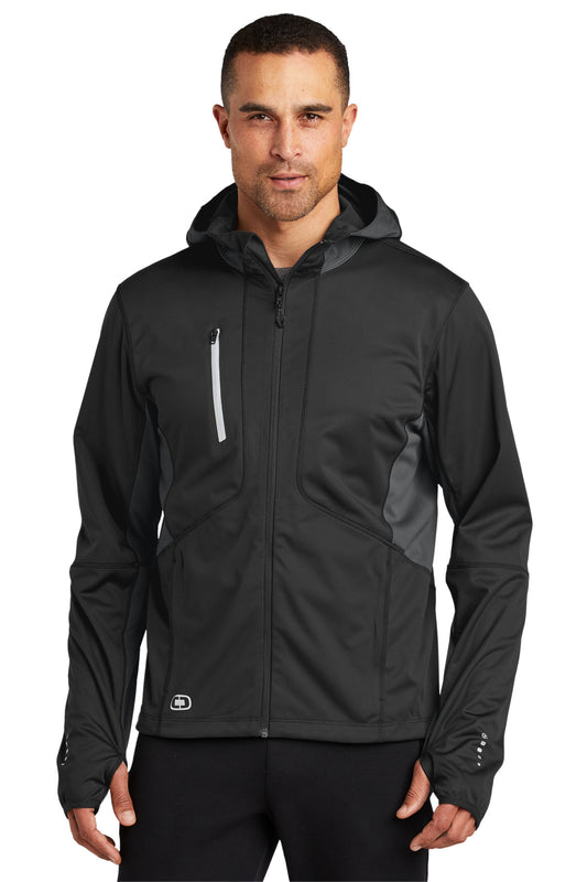 Custom Embroidered OGIO Activewear in Blacktop/ Gear Grey