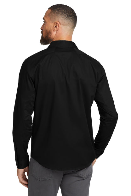Custom Embroidered OGIO  Commuter Woven Shirt. OG1002,Blacktop