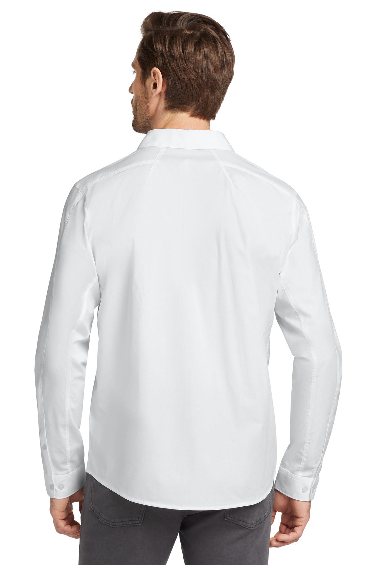 Custom Embroidered OGIO  Commuter Woven Shirt. OG1002,White
