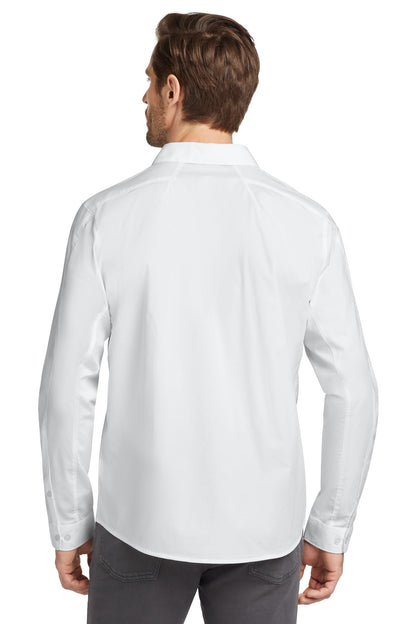 Custom Embroidered OGIO  Commuter Woven Shirt. OG1002,White