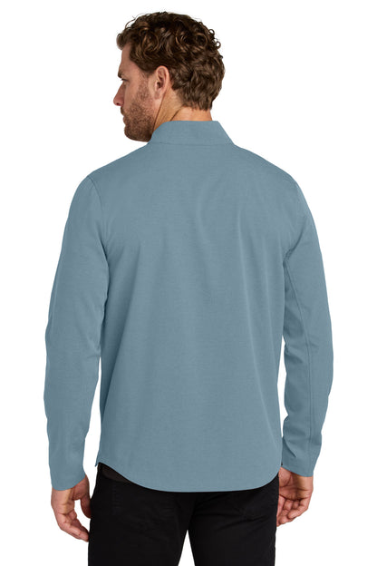Custom Embroidered OGIO Aspect 1/2-Zip Pullover OG1003,Blue Mist