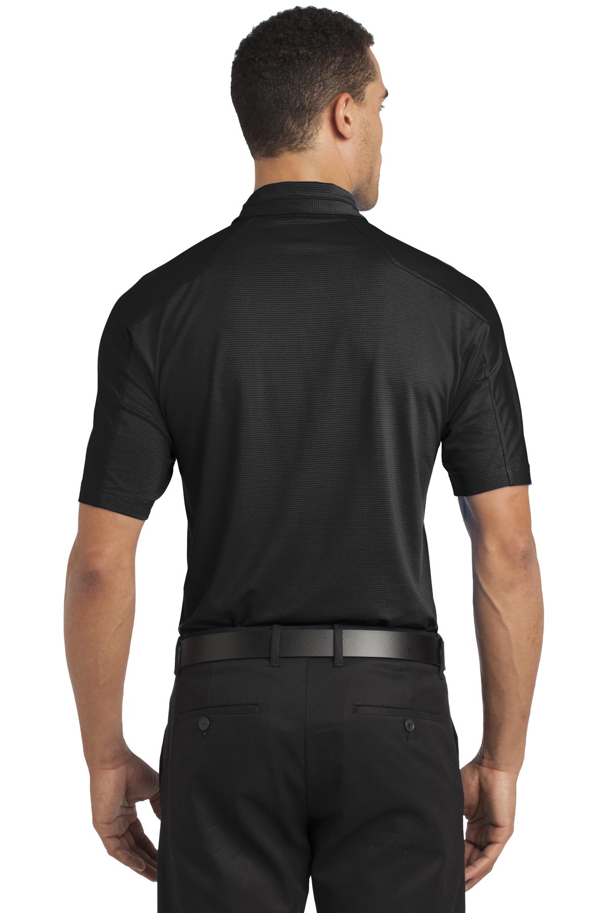 Custom Embroidered OGIO Linear Polo. OG1030,Blacktop