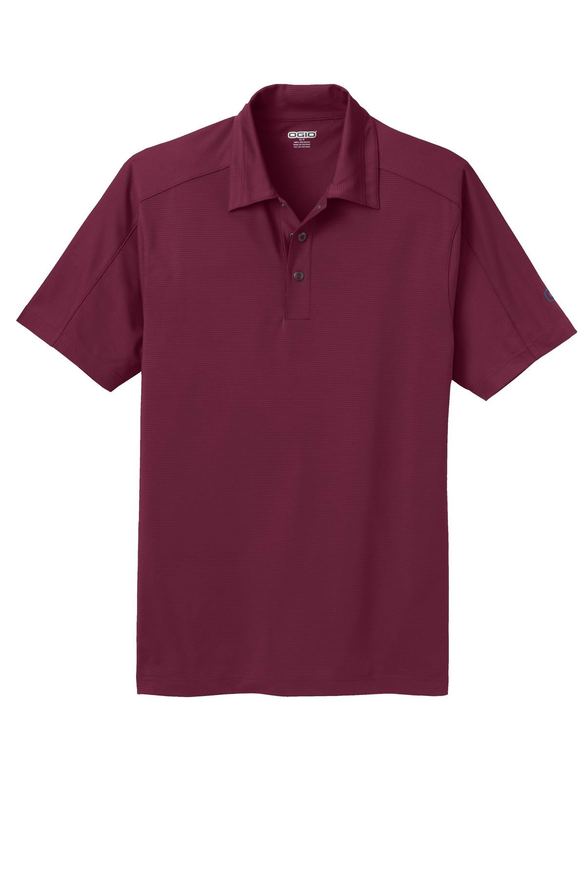 Custom Embroidered OGIO Polos/Knits in Molten Maroon