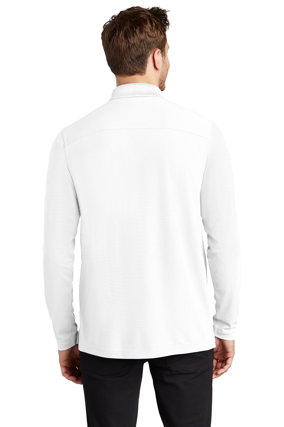 Custom Embroidered OGIO  Caliber2.0 Long Sleeve OG105,Bright White