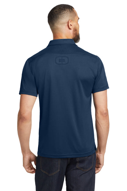 Custom Embroidered OGIO Polos/Knits in Blue Indigo