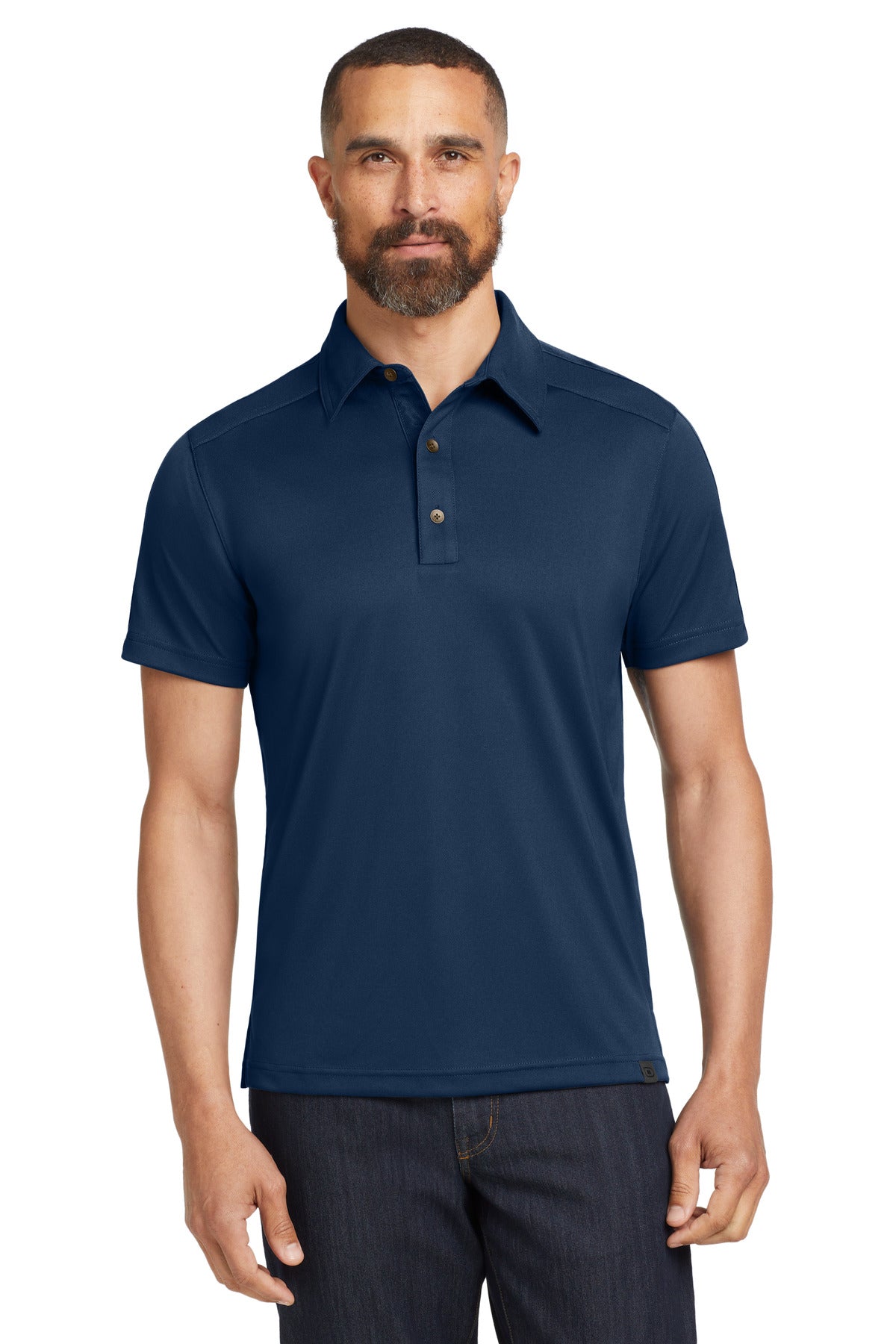 Custom Embroidered OGIO Polos/Knits in Blue Indigo