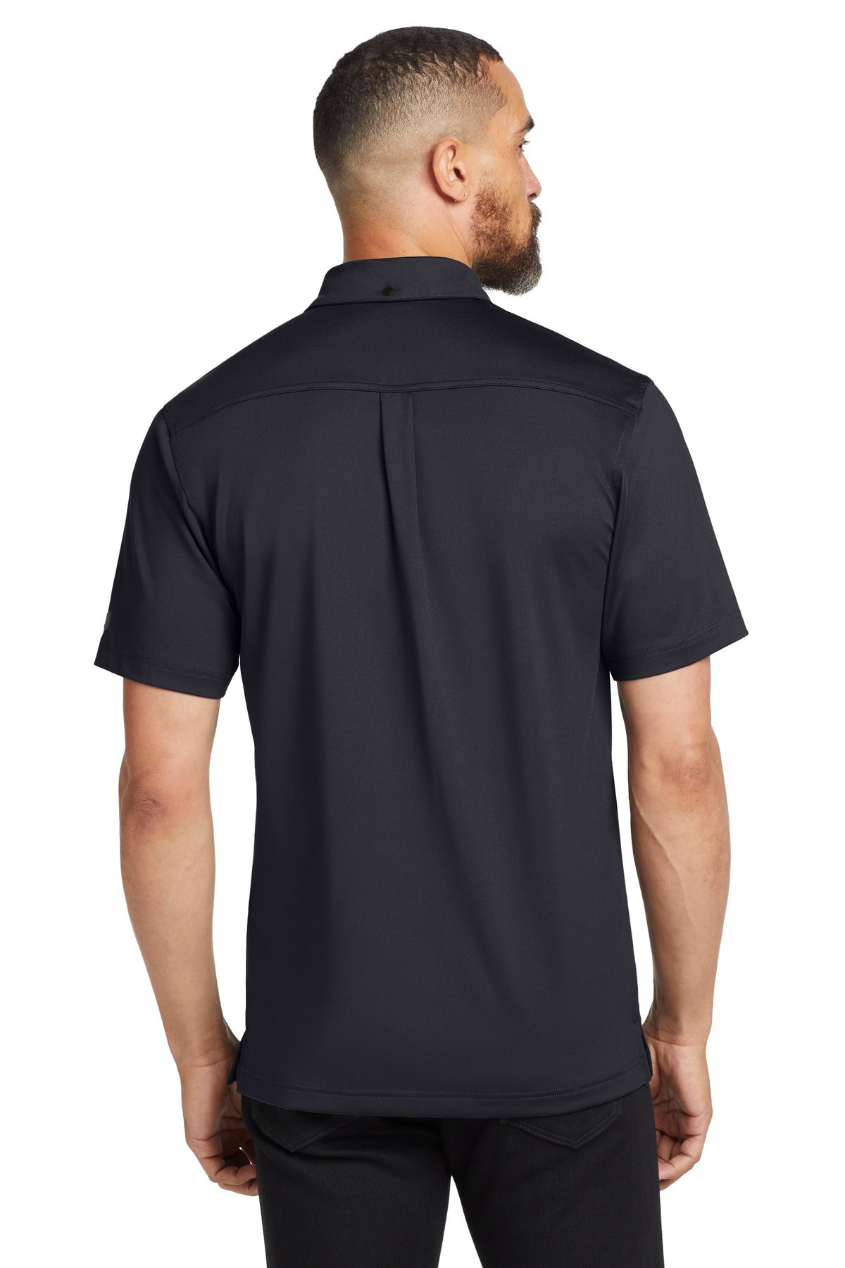 Custom Embroidered OGIO Gauge Polo. OG122,Blacktop