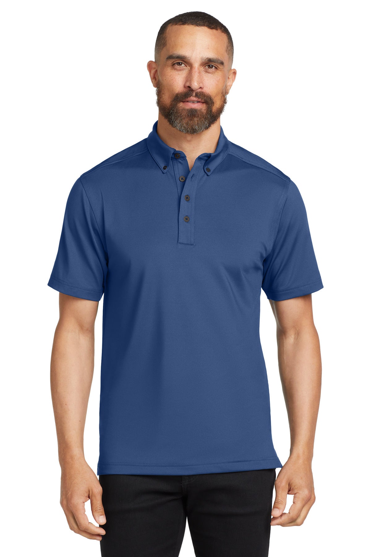 Custom Embroidered OGIO Polos/Knits in Blue Indigo