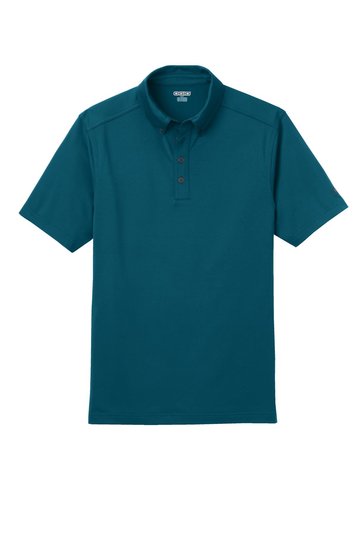 Custom Embroidered OGIO Polos/Knits in Teal Throttle