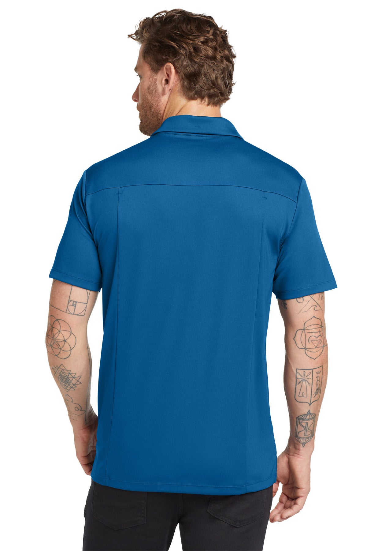 Custom Embroidered OGIO Framework Polo. OG125,Bolt Blue