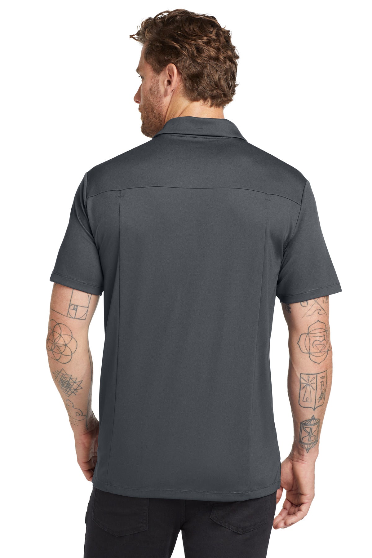 Custom Embroidered OGIO Framework Polo. OG125,Diesel Grey