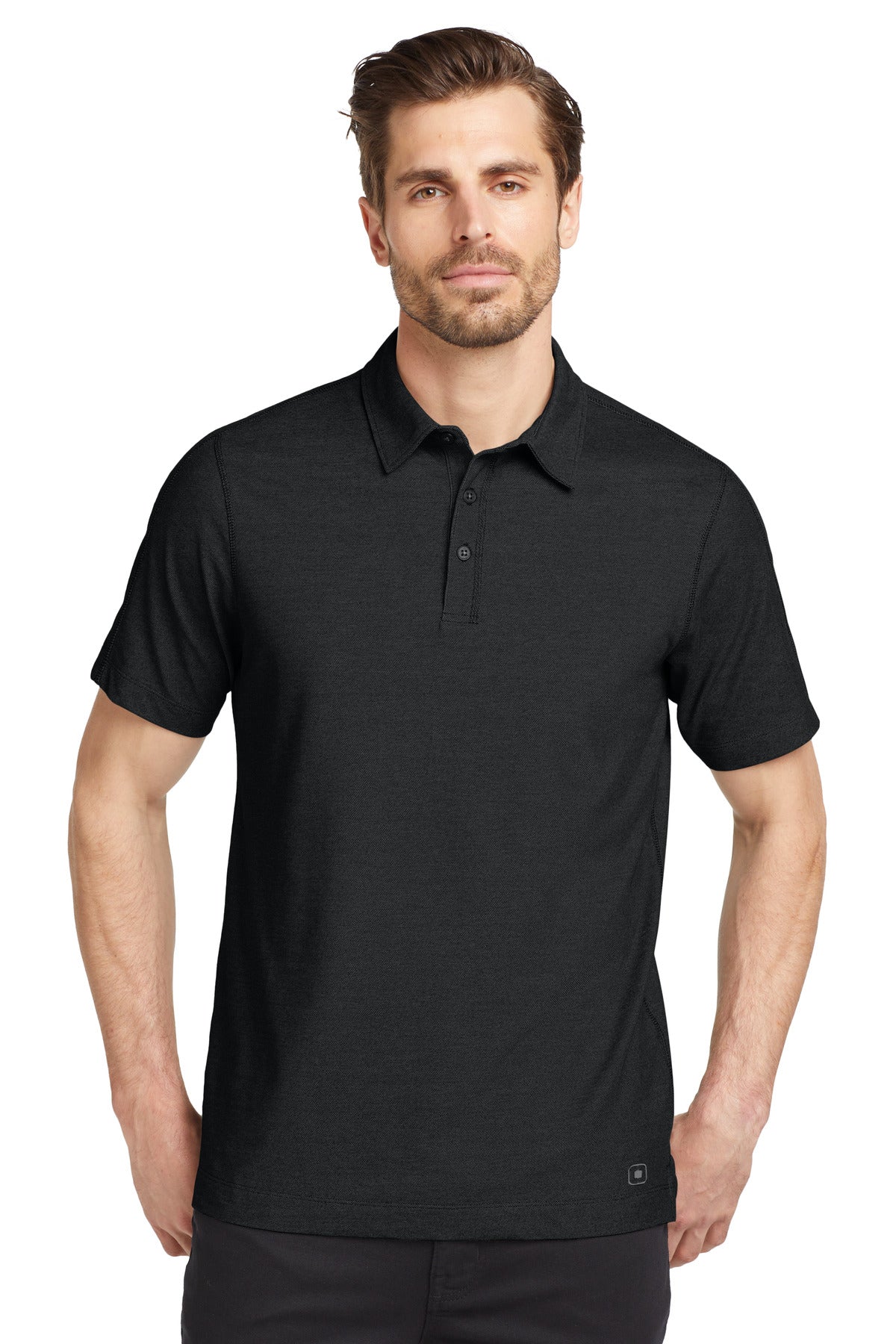 Custom Embroidered OGIO Polos/Knits in Blacktop