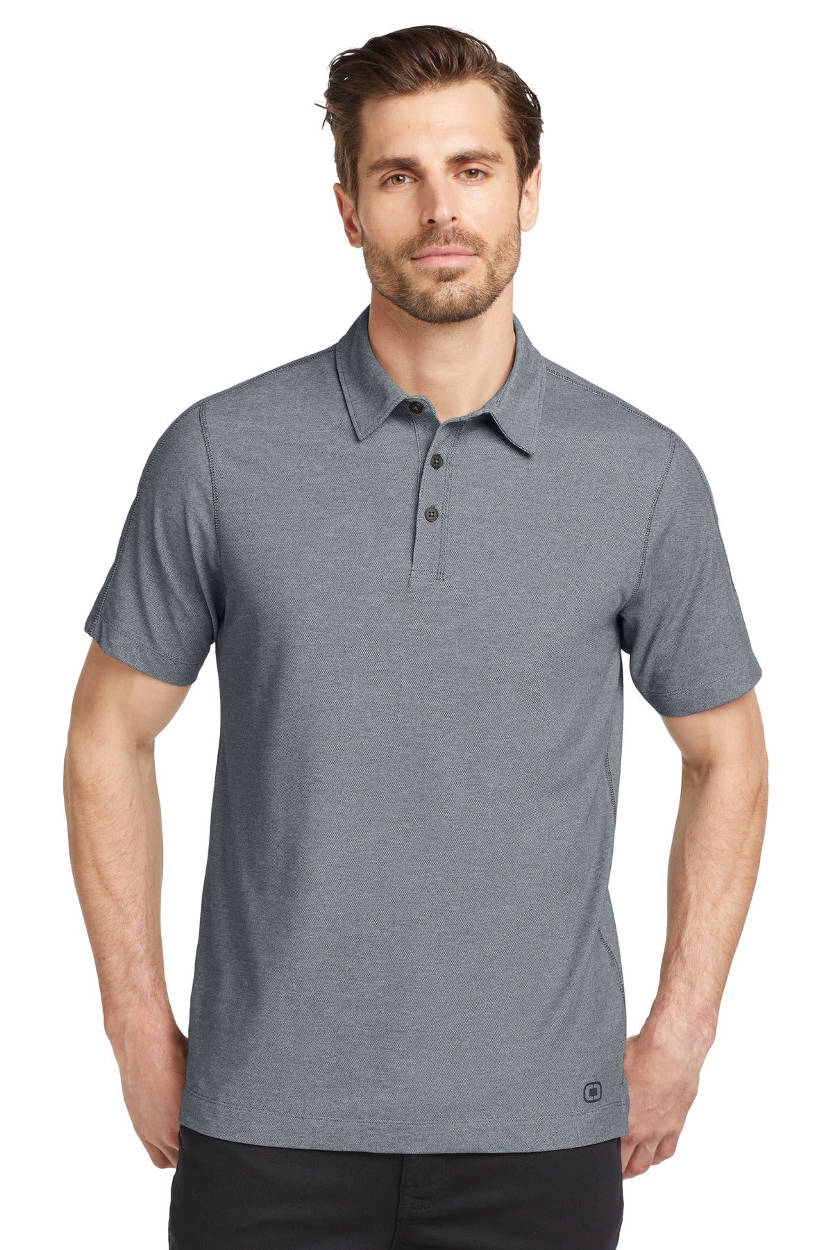 Custom Embroidered OGIO Polos/Knits in Petrol Grey