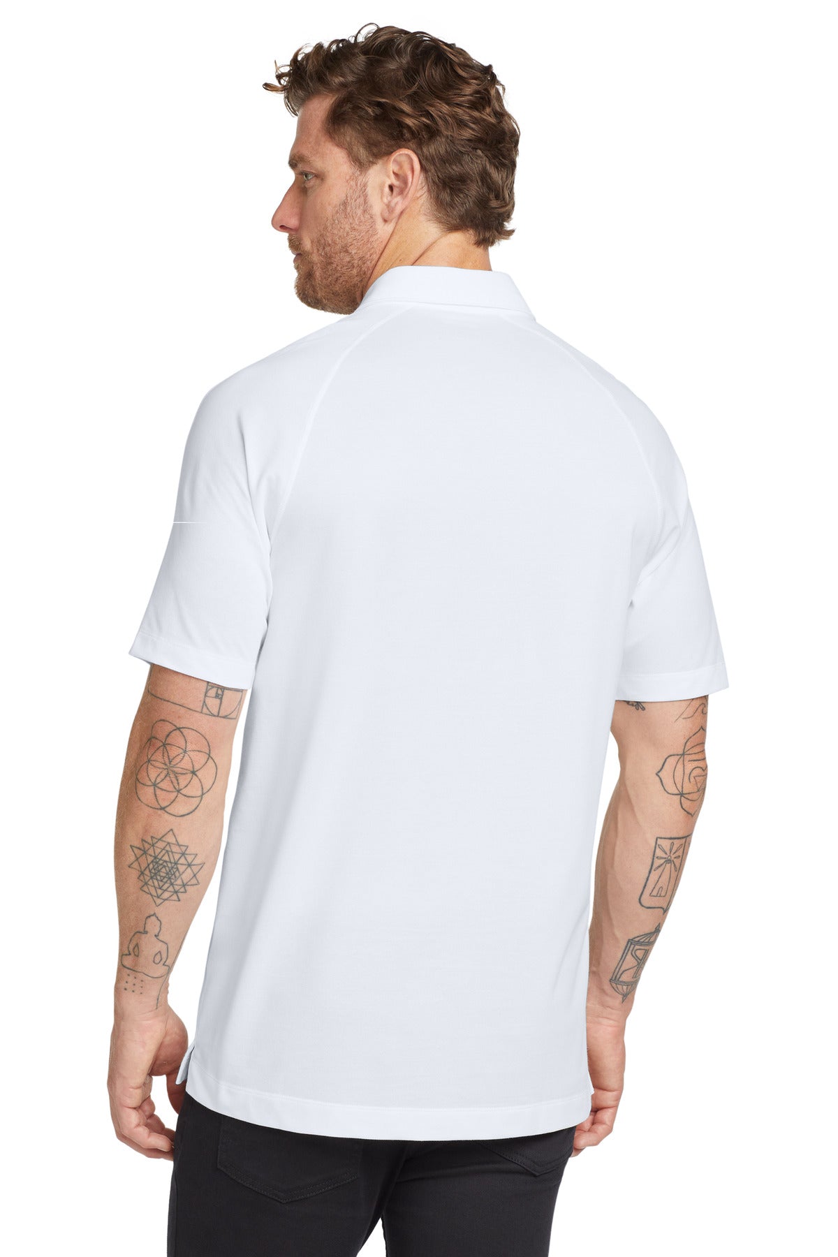 Custom Embroidered OGIO Onyx Polo. OG126,White