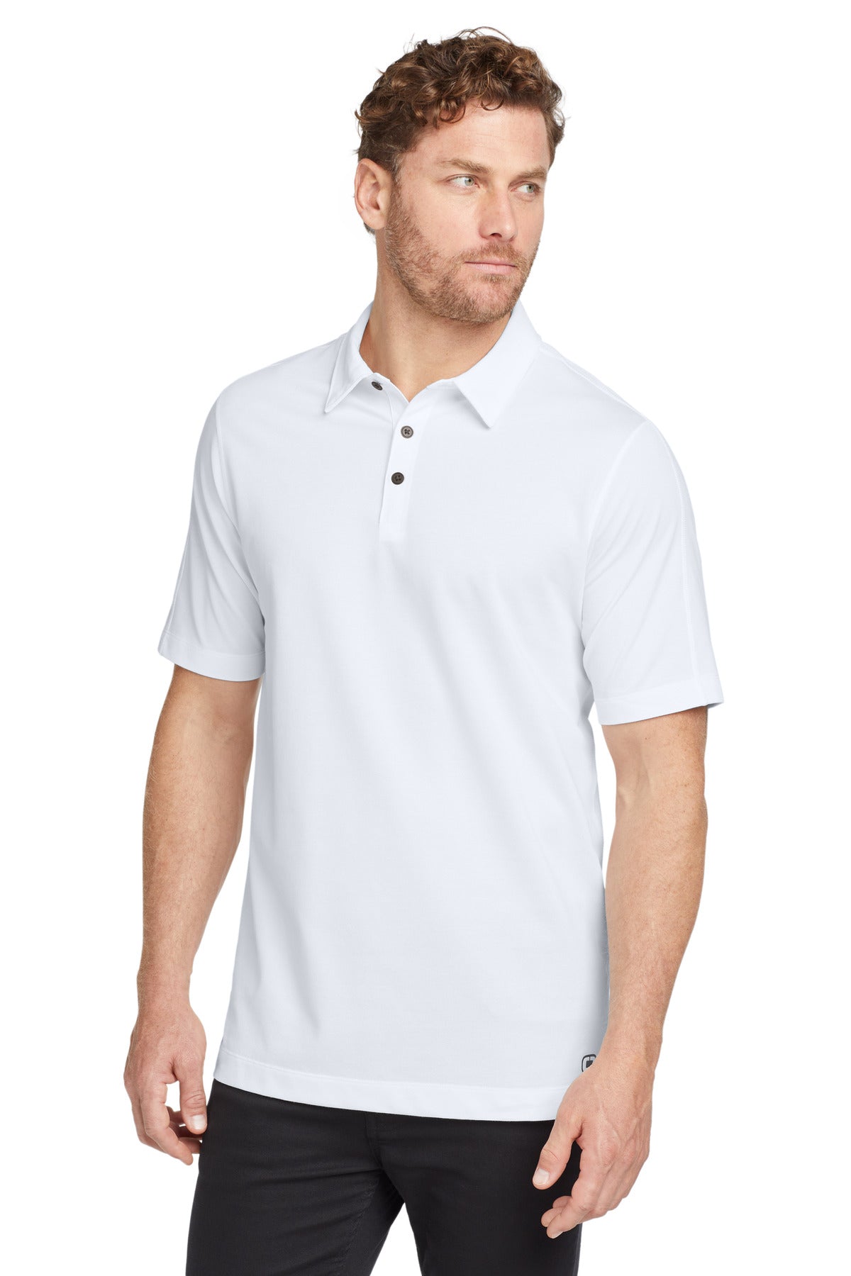 Custom Embroidered OGIO Polos/Knits in White