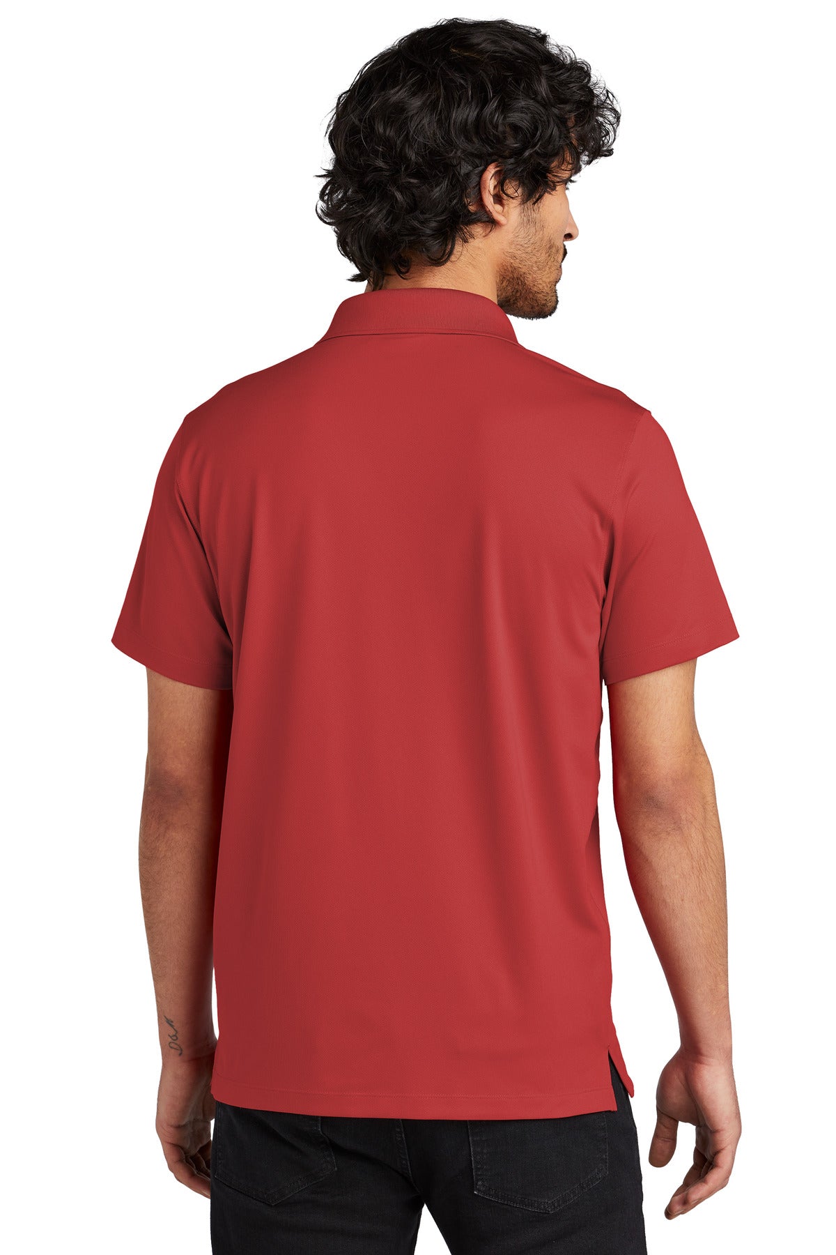 Custom Embroidered OGIO Metro Polo. OG130,Ripped Red