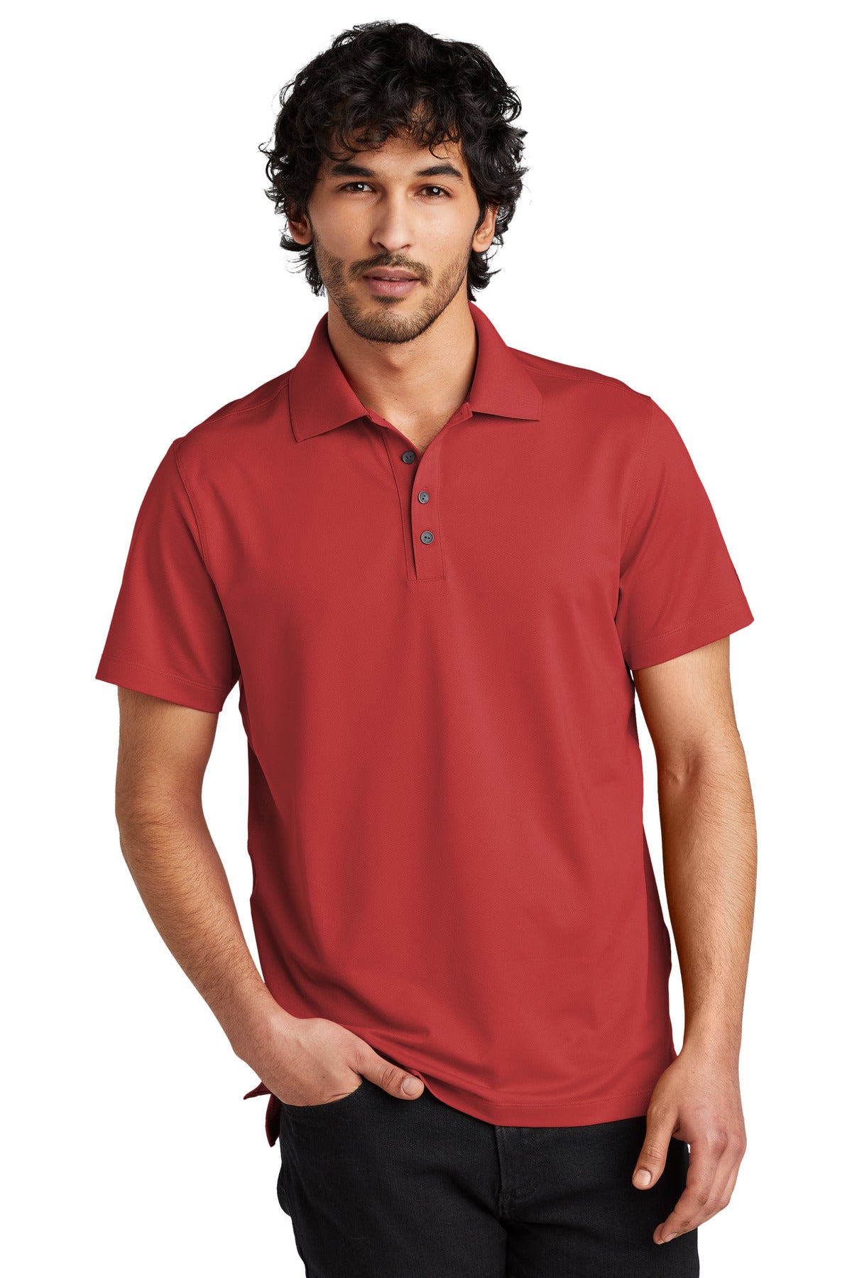 Custom Embroidered OGIO Polos/Knits in Ripped Red