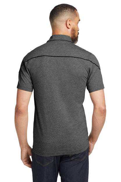 Custom Embroidered OGIO Polos/Knits in Blacktop Heather