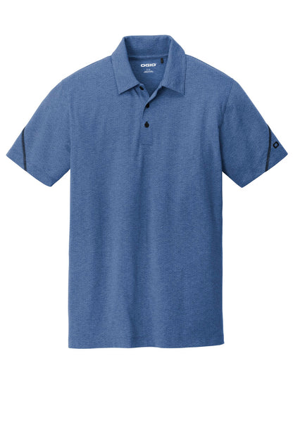 Custom Embroidered OGIO Polos/Knits in Blue Heather