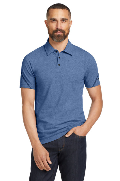Custom Embroidered OGIO Polos/Knits in Blue Heather