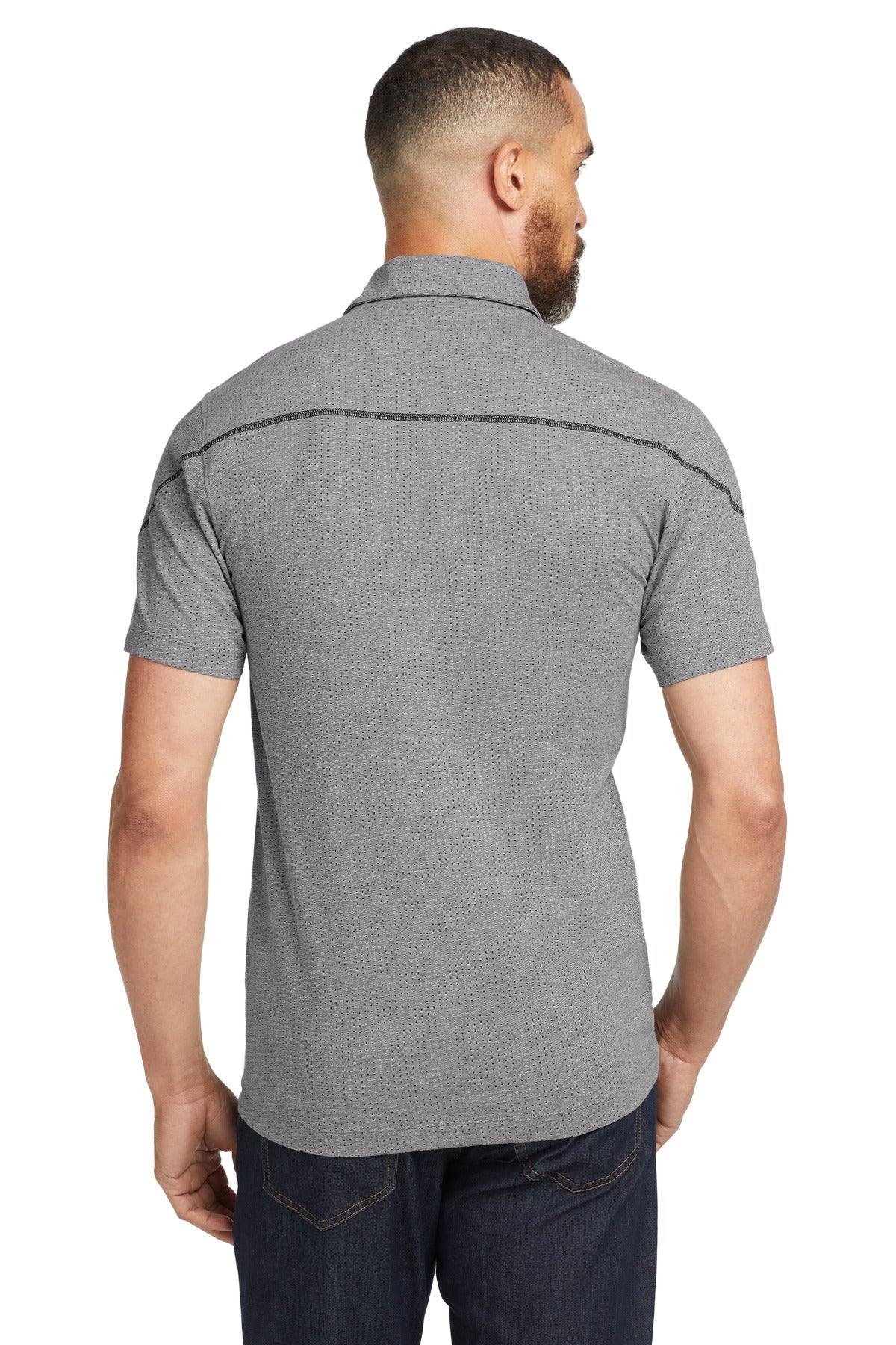 Custom Embroidered OGIO Polos/Knits in Grey Heather