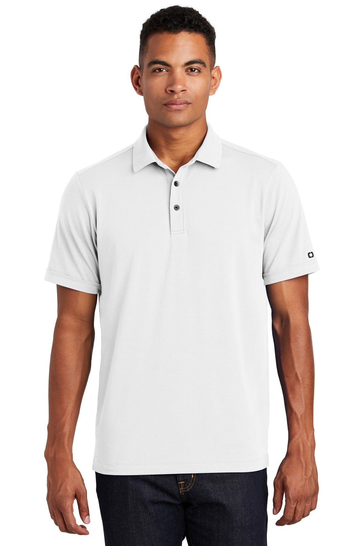 Custom Embroidered OGIO Polos/Knits in Bright White
