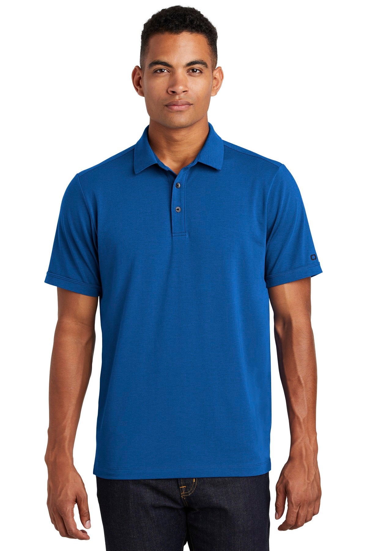 Custom Embroidered OGIO Polos/Knits in Force Blue