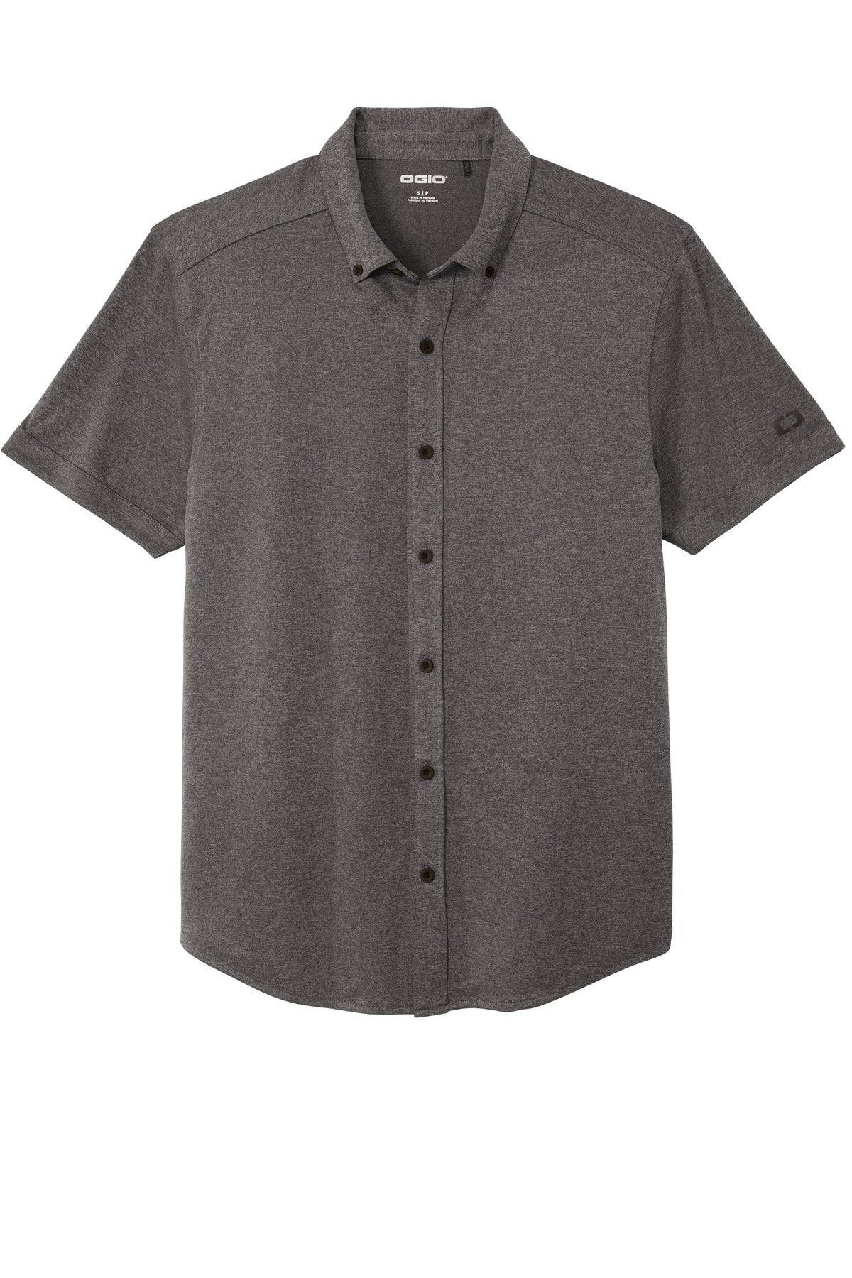 Custom Embroidered OGIO Polos/Knits in Dark Heather Grey