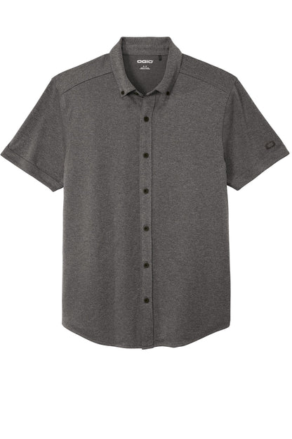Custom Embroidered OGIO Polos/Knits in Dark Heather Grey