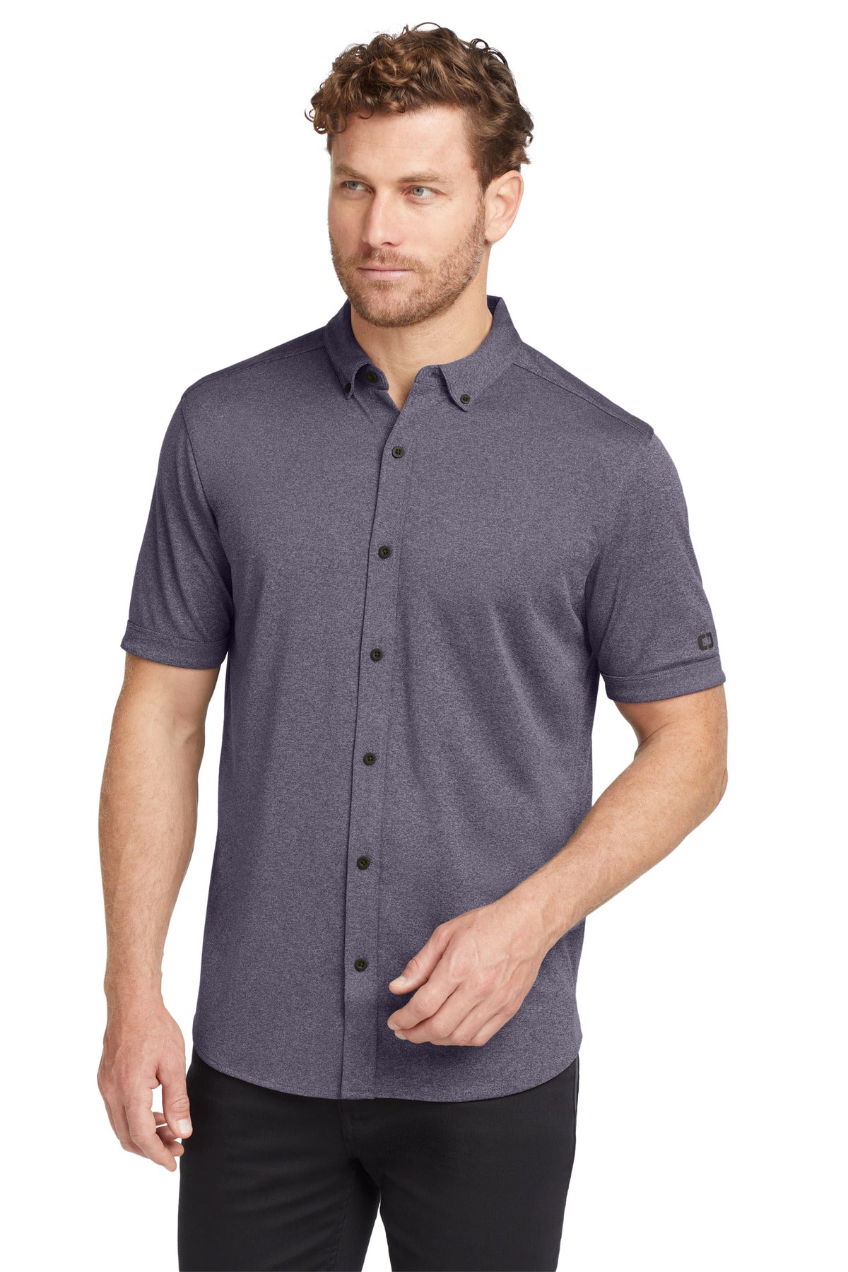 Custom Embroidered OGIO Polos/Knits in Navy Heather