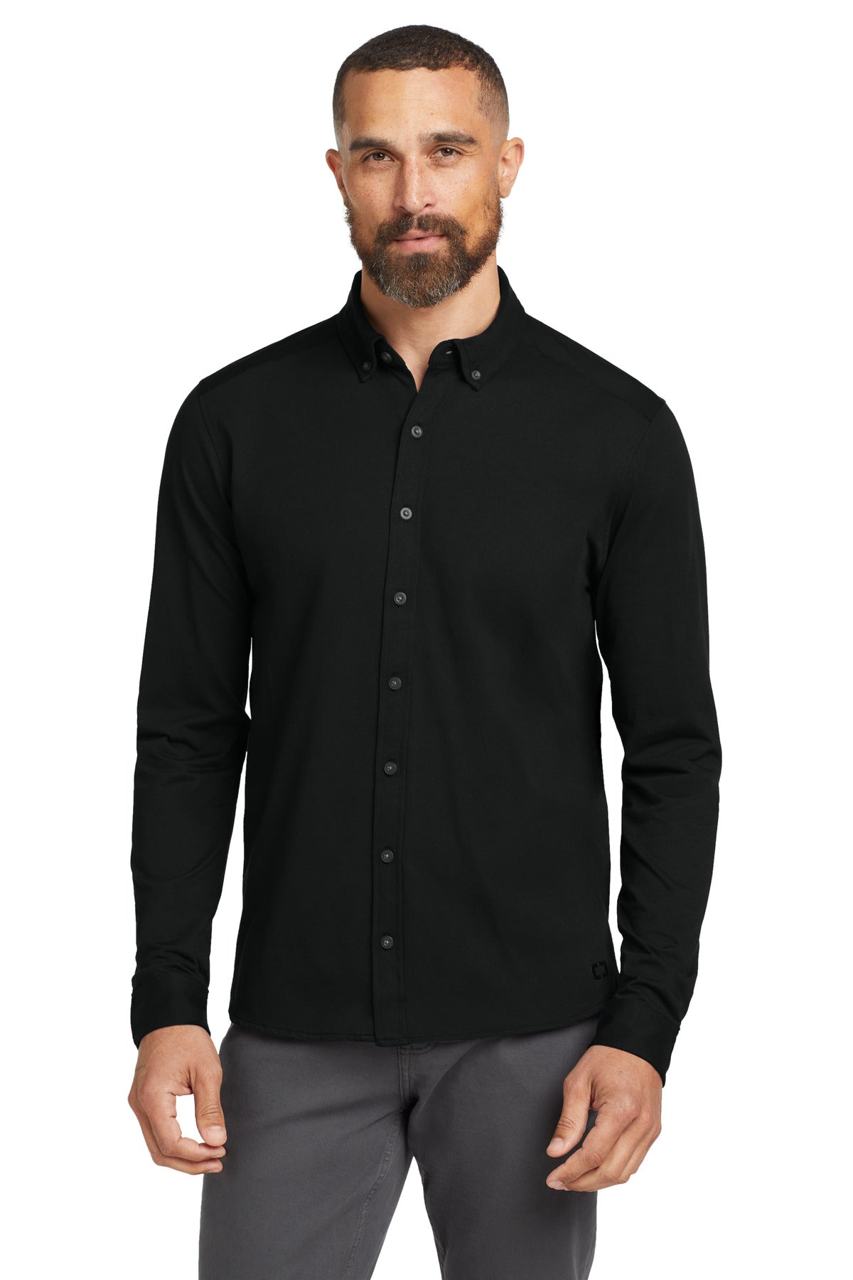 Custom Embroidered OGIO Polos/Knits in Blacktop