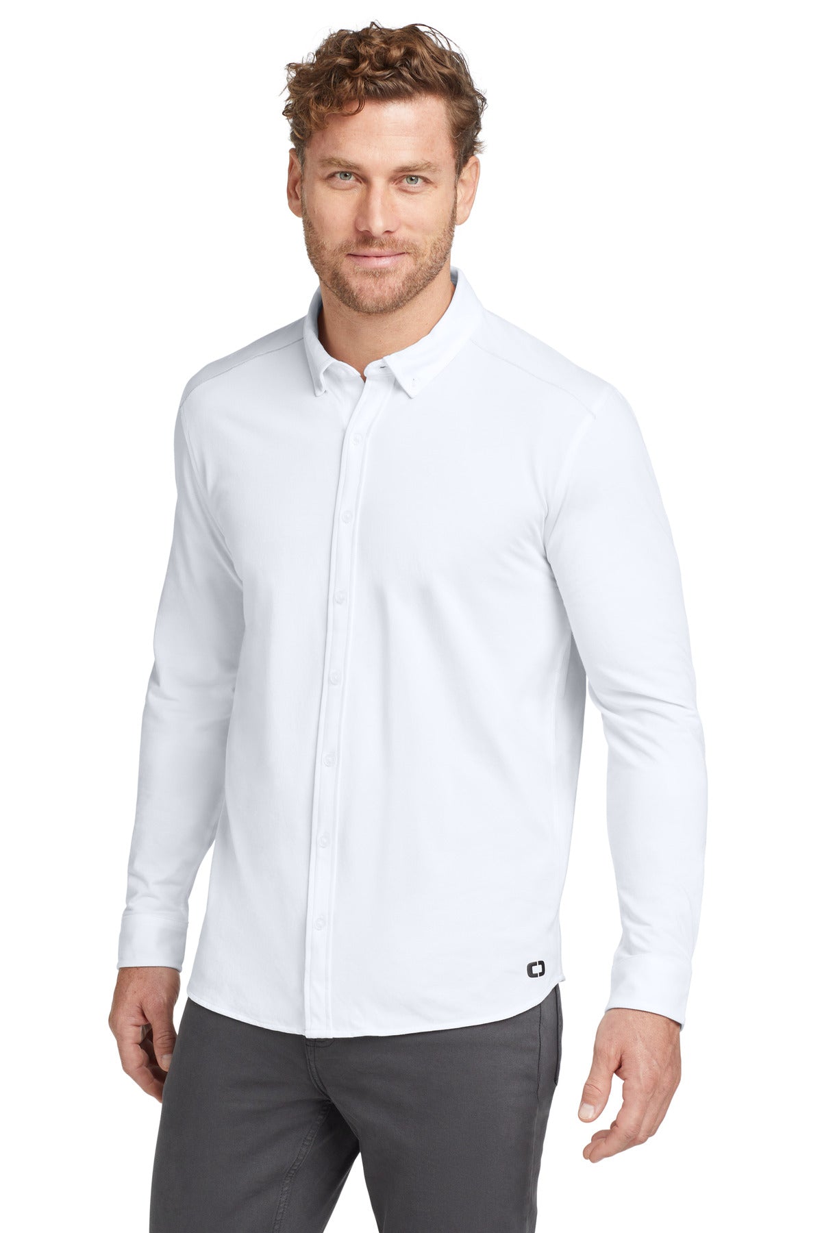 Custom Embroidered OGIO Polos/Knits in Bright White