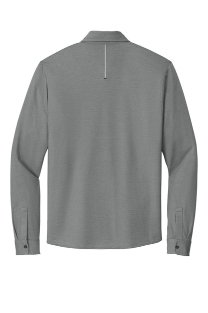 Custom Embroidered OGIO Polos/Knits in Tarmac Grey Heather