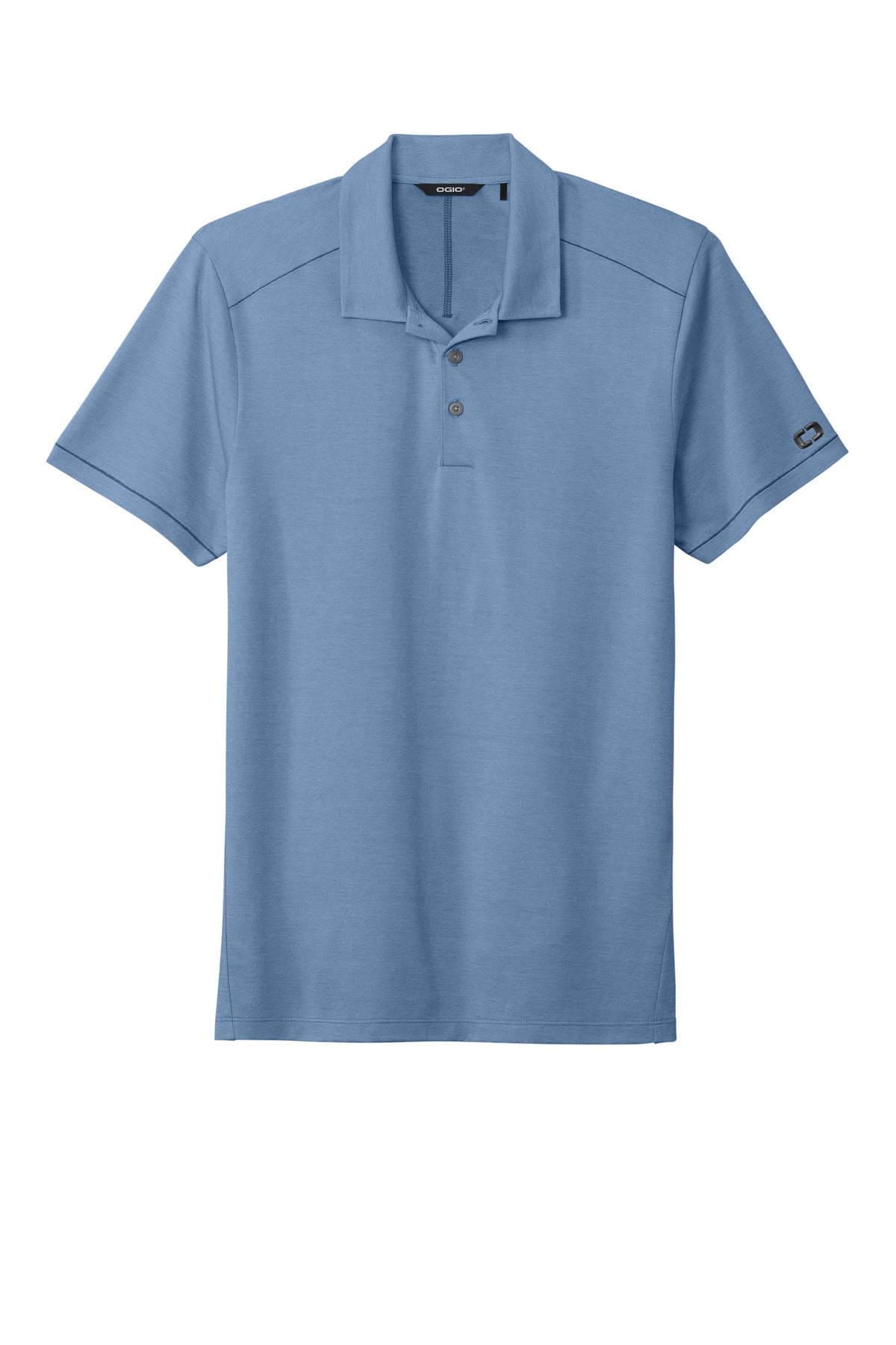 Custom Embroidered OGIO Polos/Knits in Force Blue Heather