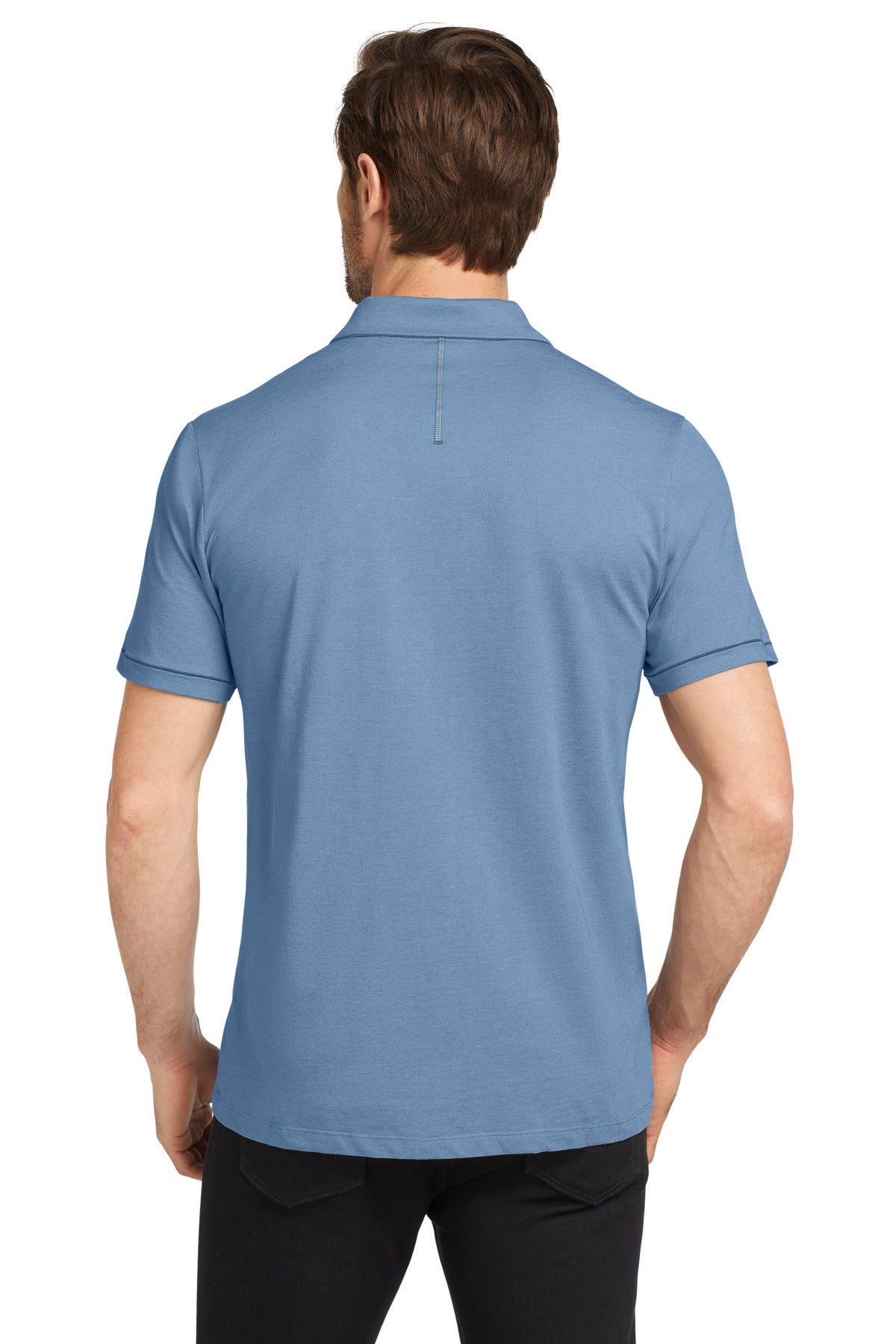 Custom Embroidered OGIO Polos/Knits in Force Blue Heather