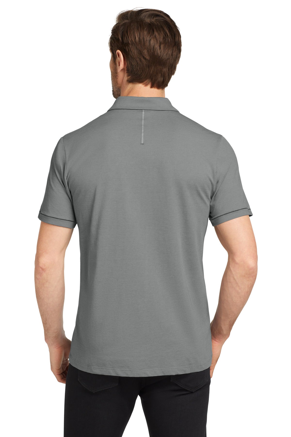 Custom Embroidered OGIO Polos/Knits in Tarmac Grey Heather