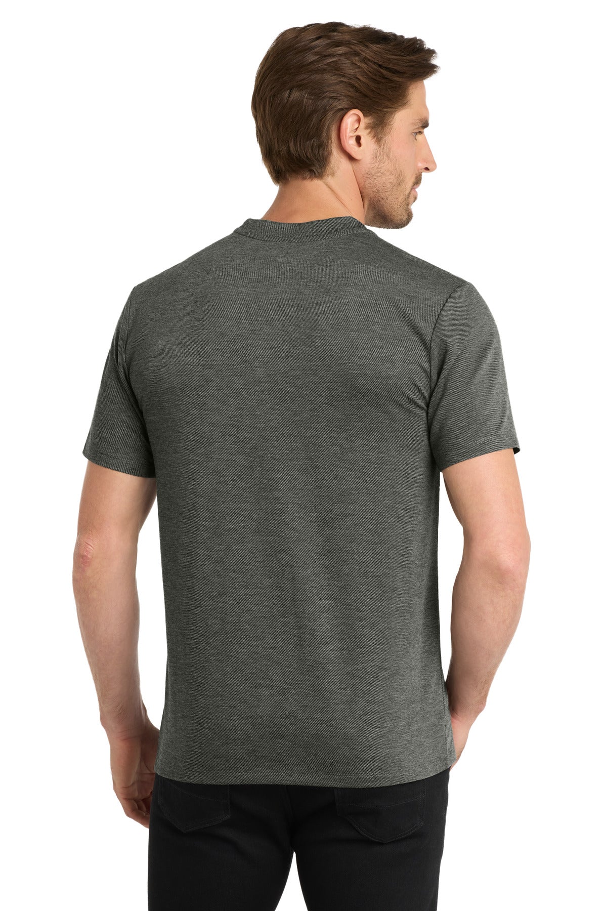 Custom Embroidered OGIO Evolution Henley OG148,Tarmac Grey