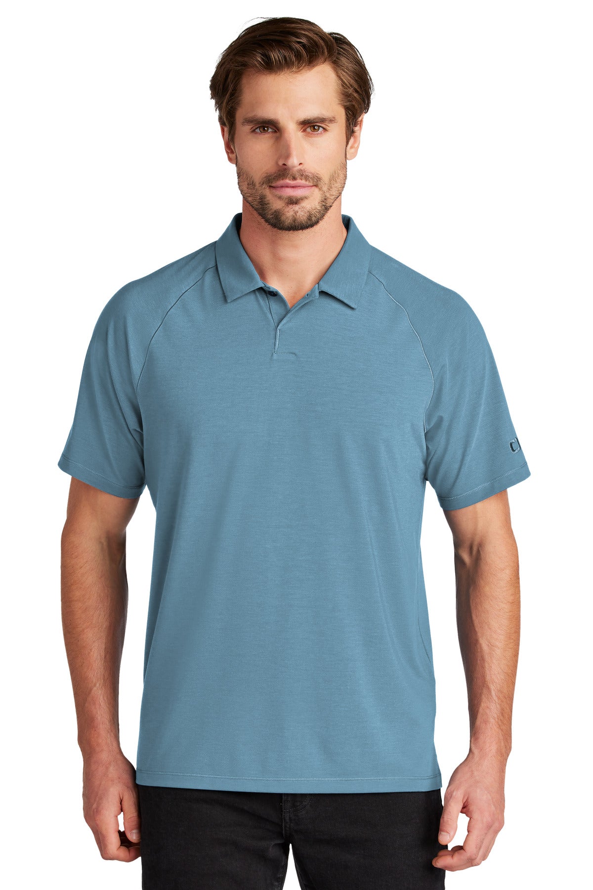 Custom Embroidered OGIO Polos/Knits in Blue Mist