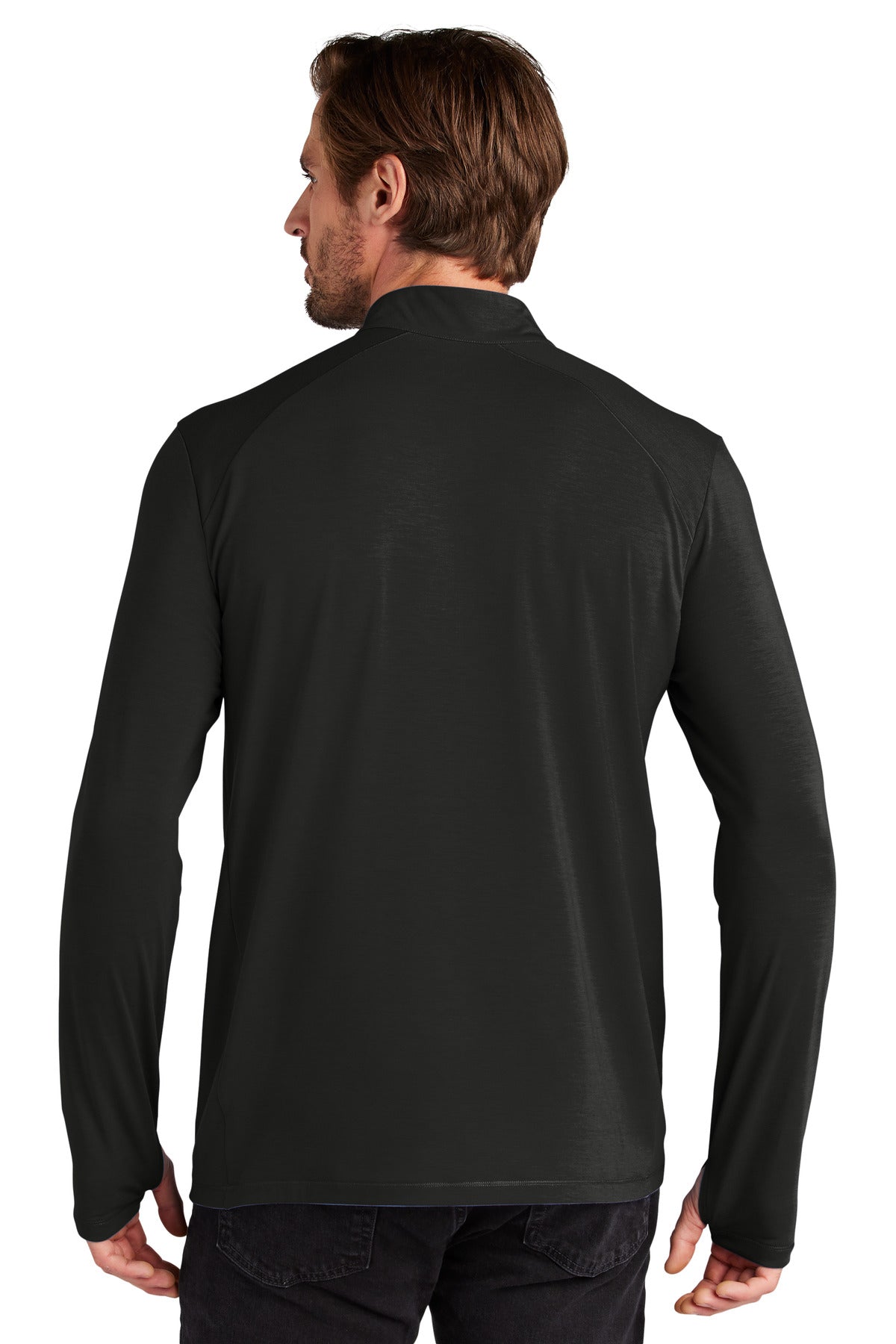 Custom Embroidered OGIO Motion 1/4-Zip OG153,Blacktop