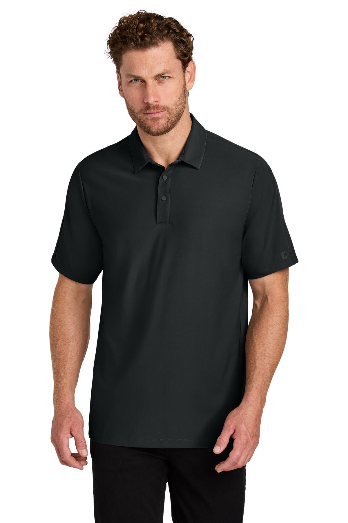 Custom Embroidered OGIO Polos/Knits in Blacktop