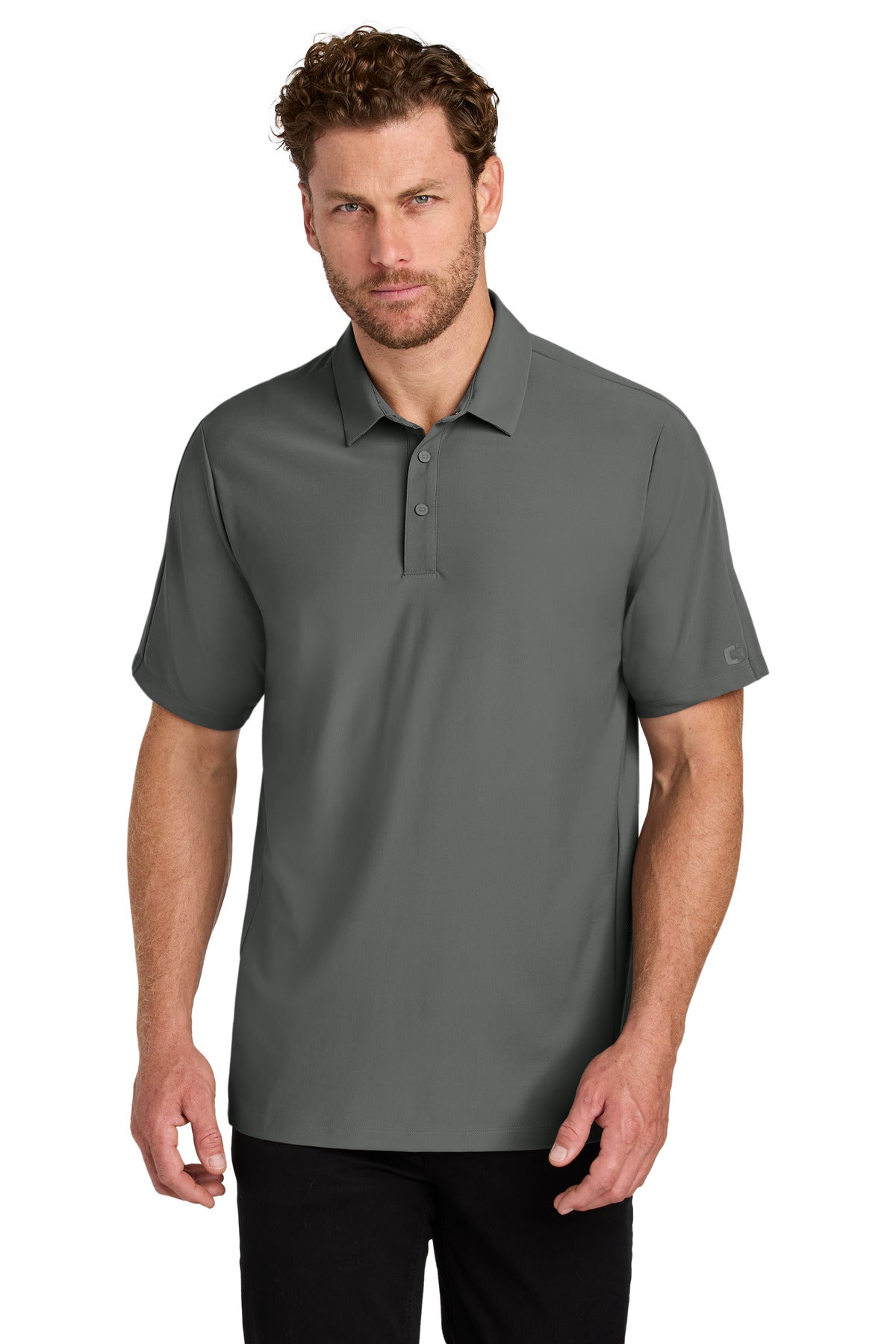Custom Embroidered OGIO Polos/Knits in Rogue Grey